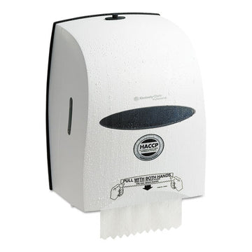 Kimberly-Clark Professional* Sanitouch Hard Roll Towel Dispenser, 12.63 X 10.2 X 16.13, White freeshipping - TVN Wholesale